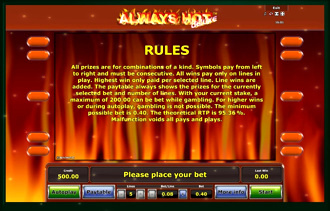 Always Hot Slot Machine