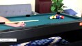 Fat Cat 7 Ft. Black Pockey Table - Billiard, Air Hockey & Table