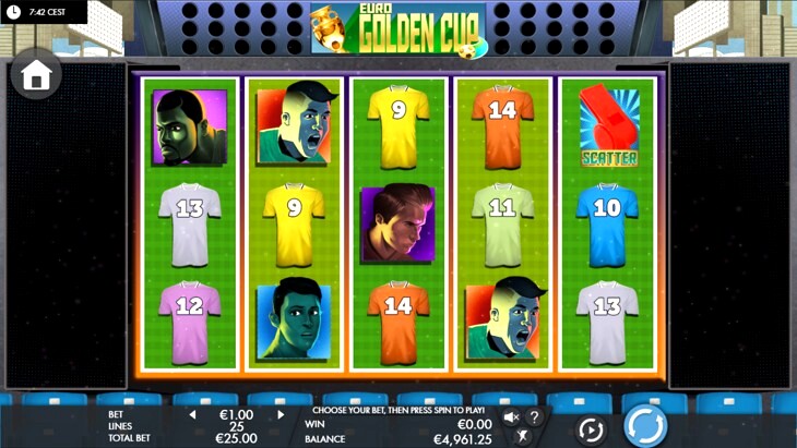 Euro Golden Cup Slot Machine