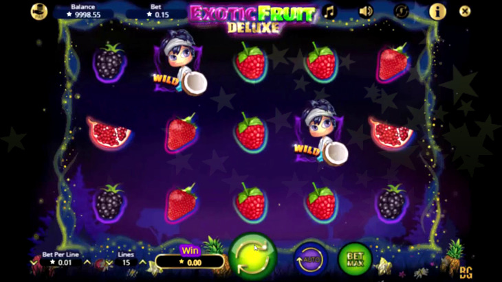 Exotic Fruit Deluxe Slot Machine