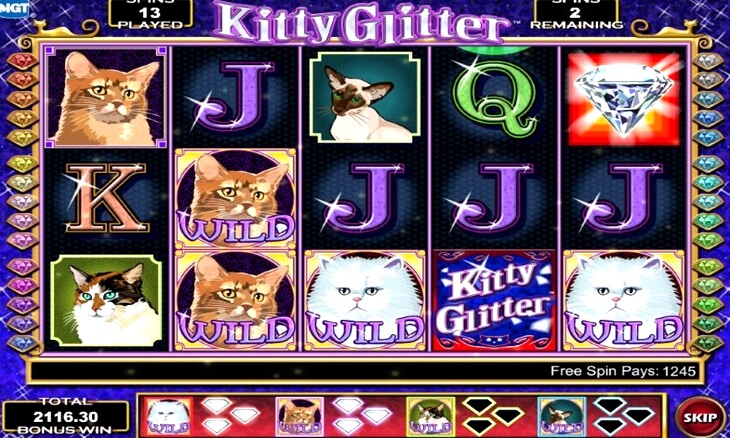 Free Play Kitty Glitter Slots