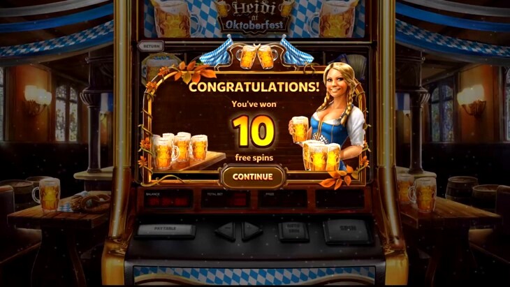 Heidi at the Oktoberfest Slot