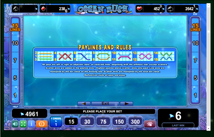 Ocean Rush Slot Machine