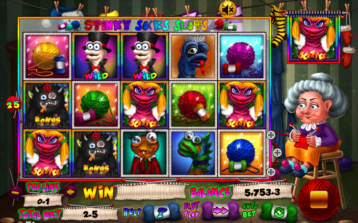 Stinky Socks Slot Machine