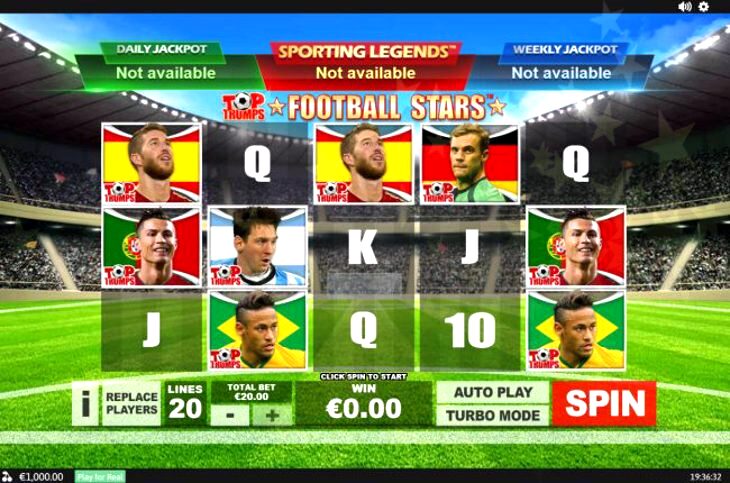 Top Trumps Football Legends Slots