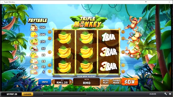 Triple Monkey Slot Machine